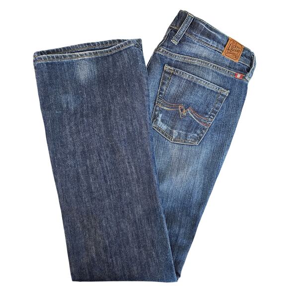 Lucky Brand Boot Cut Blue Denim Jeans Mid Rise Waist | Women's 10 - Picture 1 of 16
